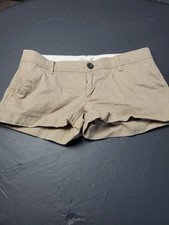 Abercrombie Fitch Khaki Short Shorts Girls Size 16