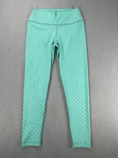 Zumba Wear Leggings Large Resort Aqua Escape High Waisted Ankle