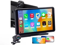 AMTIFO 7'' Wireless Apple CarPlay Screen - Plug & Play Portable CarPlay