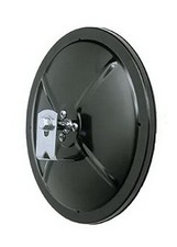 48850 Round Convex Mirror 8.5 inches Black