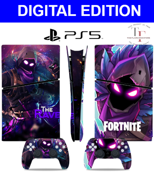 Sticker Skin for PS5 Slim DIGITAL EDITION  Wrap Vinyl + Controller