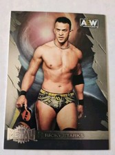 2022 SkyBox Metal Universe AEW #28 Ricky Starks Wrestling Card