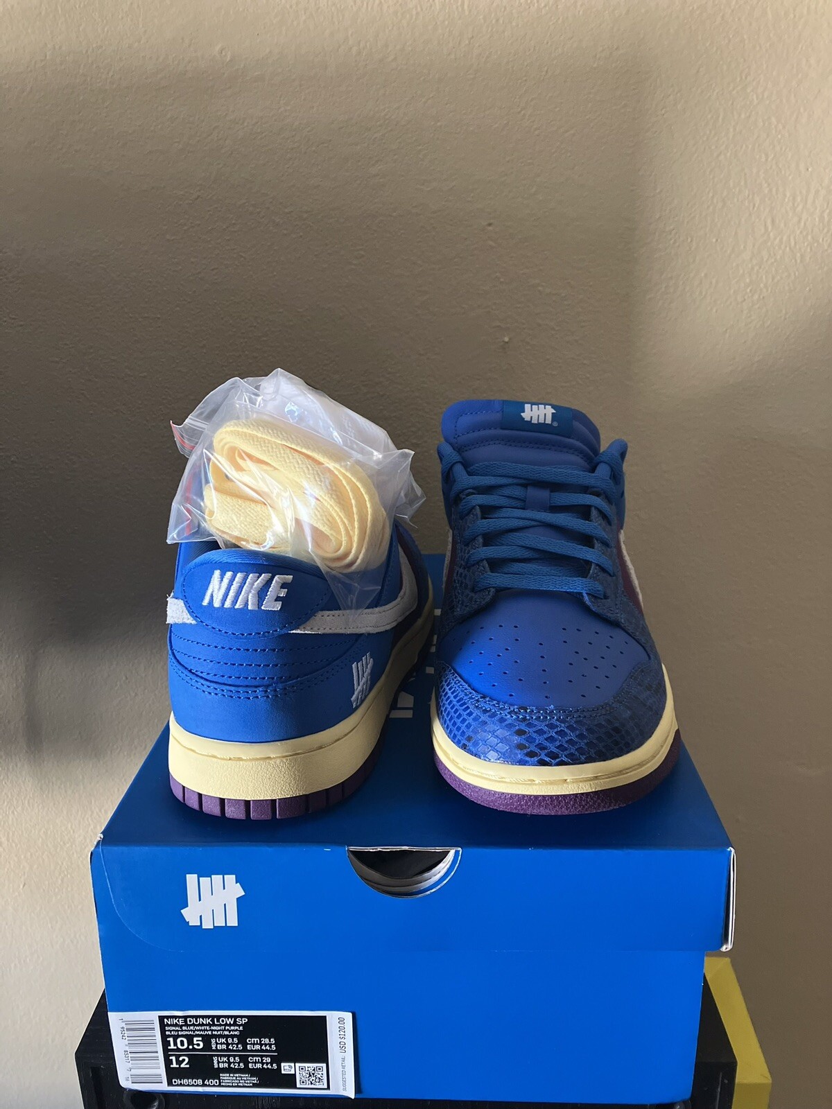 Size 10.5 - Nike Dunk Low SP x Undefeated Dunk Vs AF1 image 2