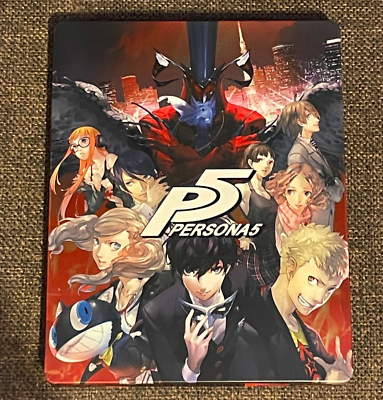 ペルソナ5、3 ダンシングオールナイト GEO限定特典 スチールブック Persona 5 Steel book GEO Limited Japan steelbook w/ Game Disc P5