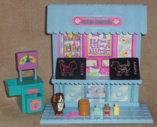 Vintage 1993 Kenner Littlest Pet Shop Care Center Hospital 16pc Lot w/ xrays dog