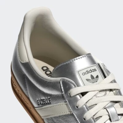 Adidas Originals Gazelle Indoor Silver Metallic Core White