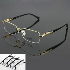 100% Pure Titanium Men Optical Eyeglasses Frame Myopia Glasses Spectacles Rx 910