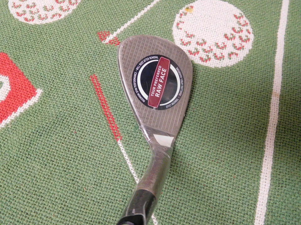 New LH TaylorMade Hi Toe Milled Raw Lob Wedge (60*)/Bounce (15)/KBS Hi-Rev 115 S - Image 4 of 4