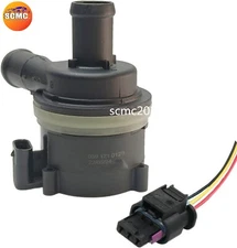 Auxiliary Electric Coolant Water Pump+Plug For VW Touareg AUDI A6 Q5#059121012B#