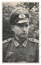 WW2 photo German Army named soldier, prob 323 Infanterie Division Wehrmacht