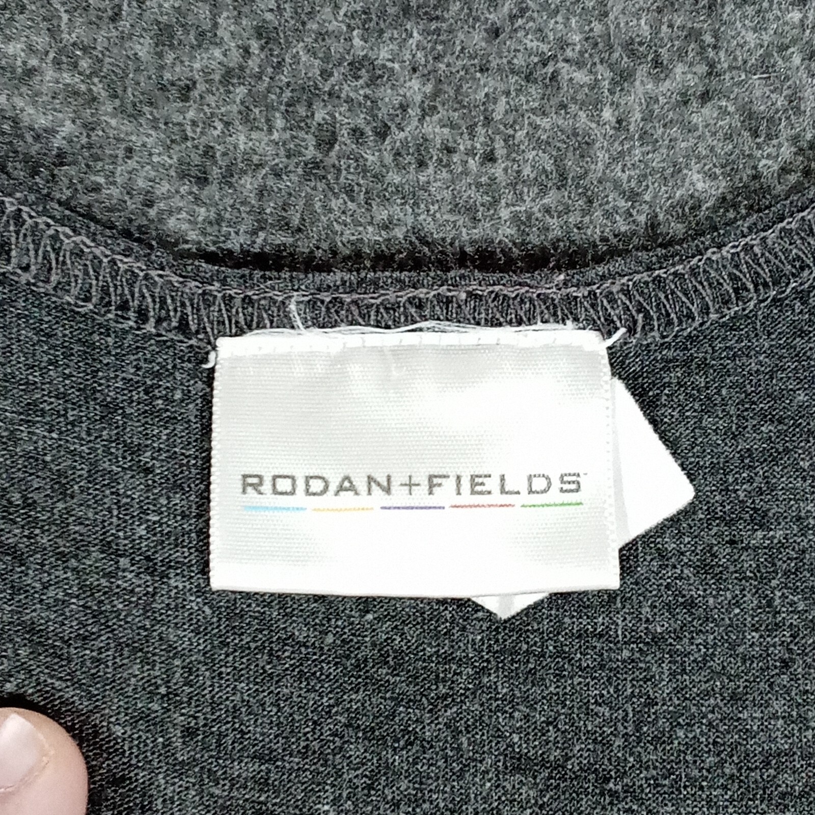 Rodan Fields Tank Top Womens XXL Gray Work Out Racerback Athleasure Causal