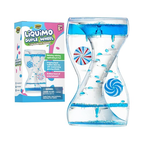 Liquimo Liquid Motion Bubbler Duple Wheel For Kids Satisfying Sensory Toys Ebay