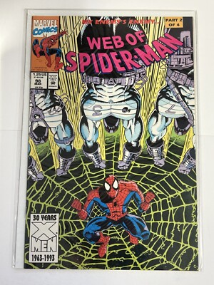 WEB OF SPIDER-MAN #98 1992 NEAR MINT MY ENEMYS ENEMY PART 2 MARVEL COMICS b-475
