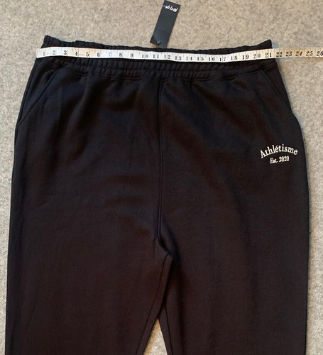 Nasty Gal Plus Athleisure Wide Leg Joggers Black UK 24 NEW RRP £30 - Picture 6 of 11