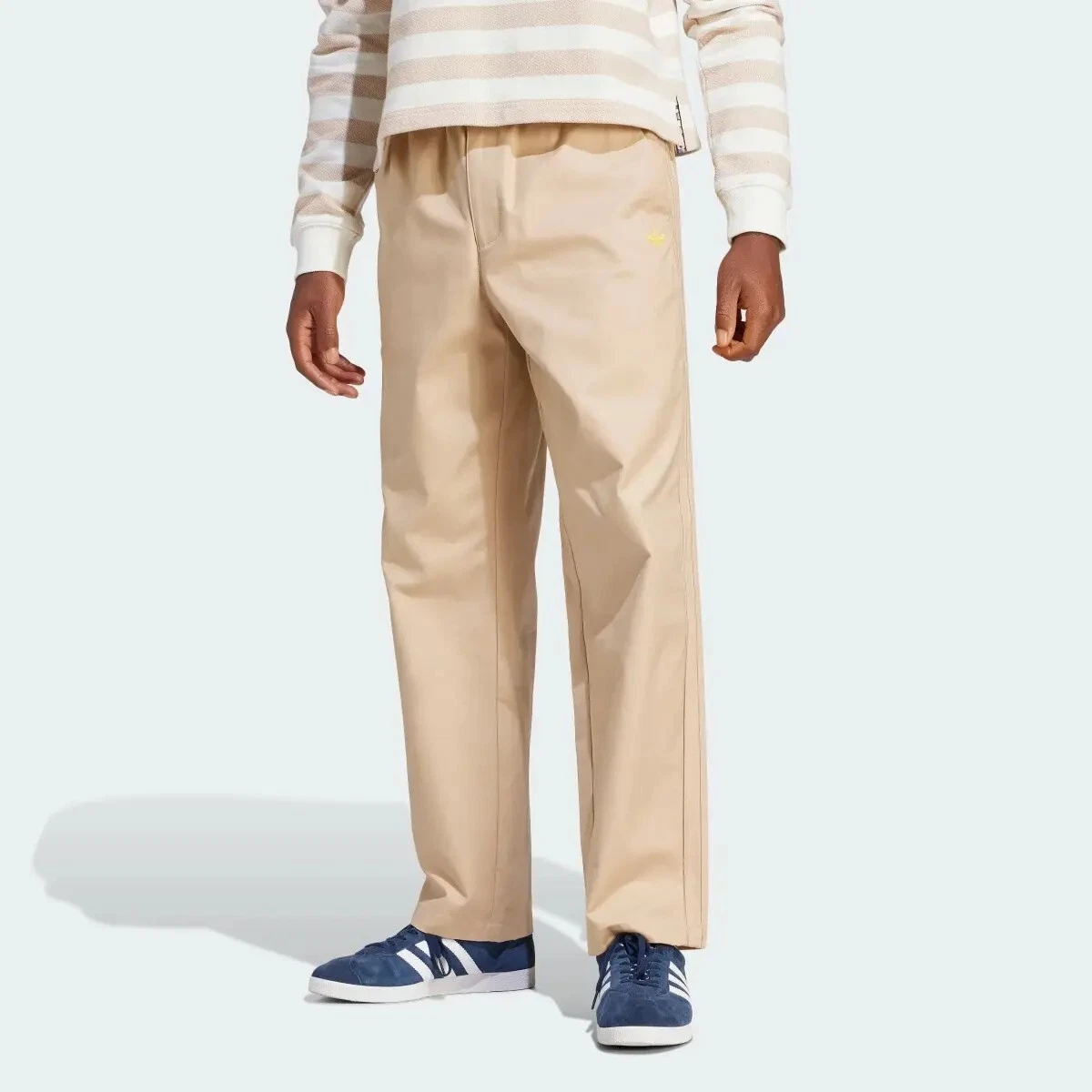 ADIDAS joli pantalon CHINO (IR7584) coupe ample logo 3 bandes homme taille L