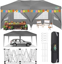 COBIZI Pop up Canopy Tent 10x20 Outdoor Event Shelter Commercial Instant Gazebo