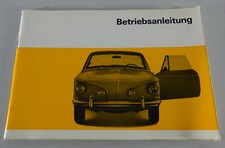 Betriebsanleitung / Handbuch VW Karmann Ghia 1600 L Coupé Typ 34 Stand 08/1966