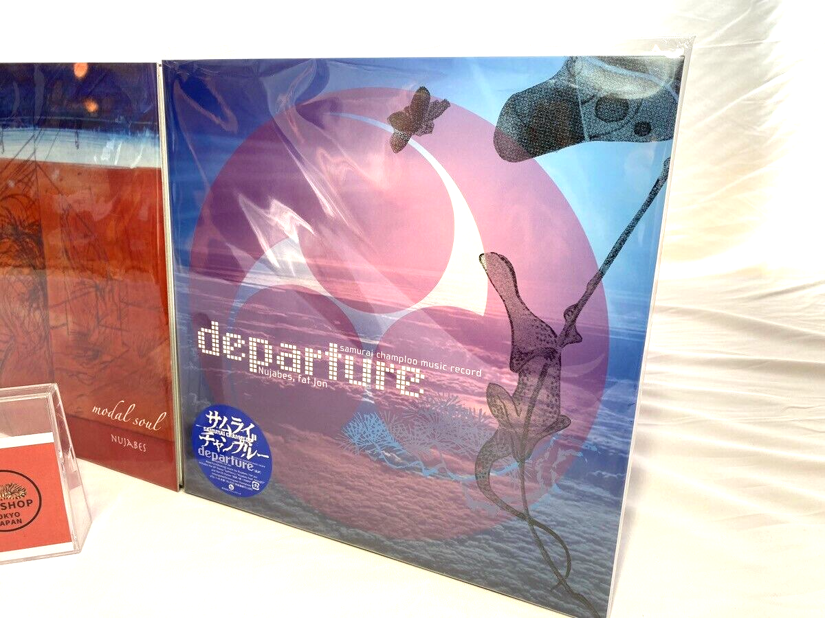 Samurai Champloo Music Record Departure Nujabes Fat jon 2LP & modal