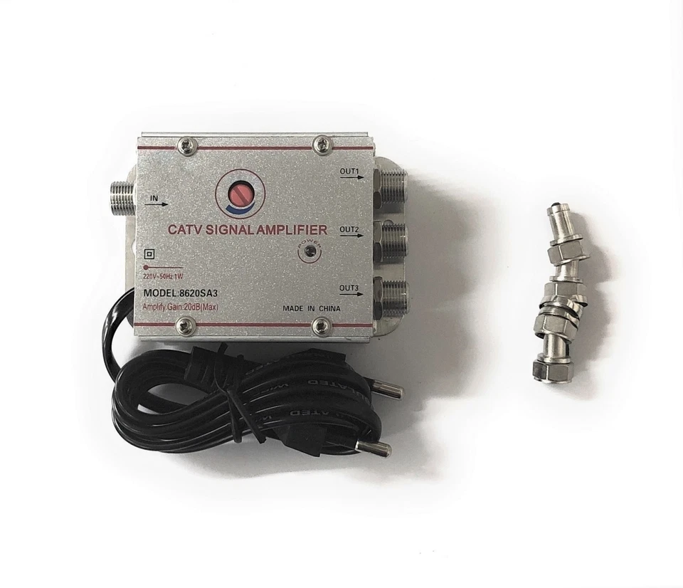 Amplificatore Digitale Terreste X Antenne Tv Analogica O Digitale Con 3 Uscite - Immagine 2 di 4