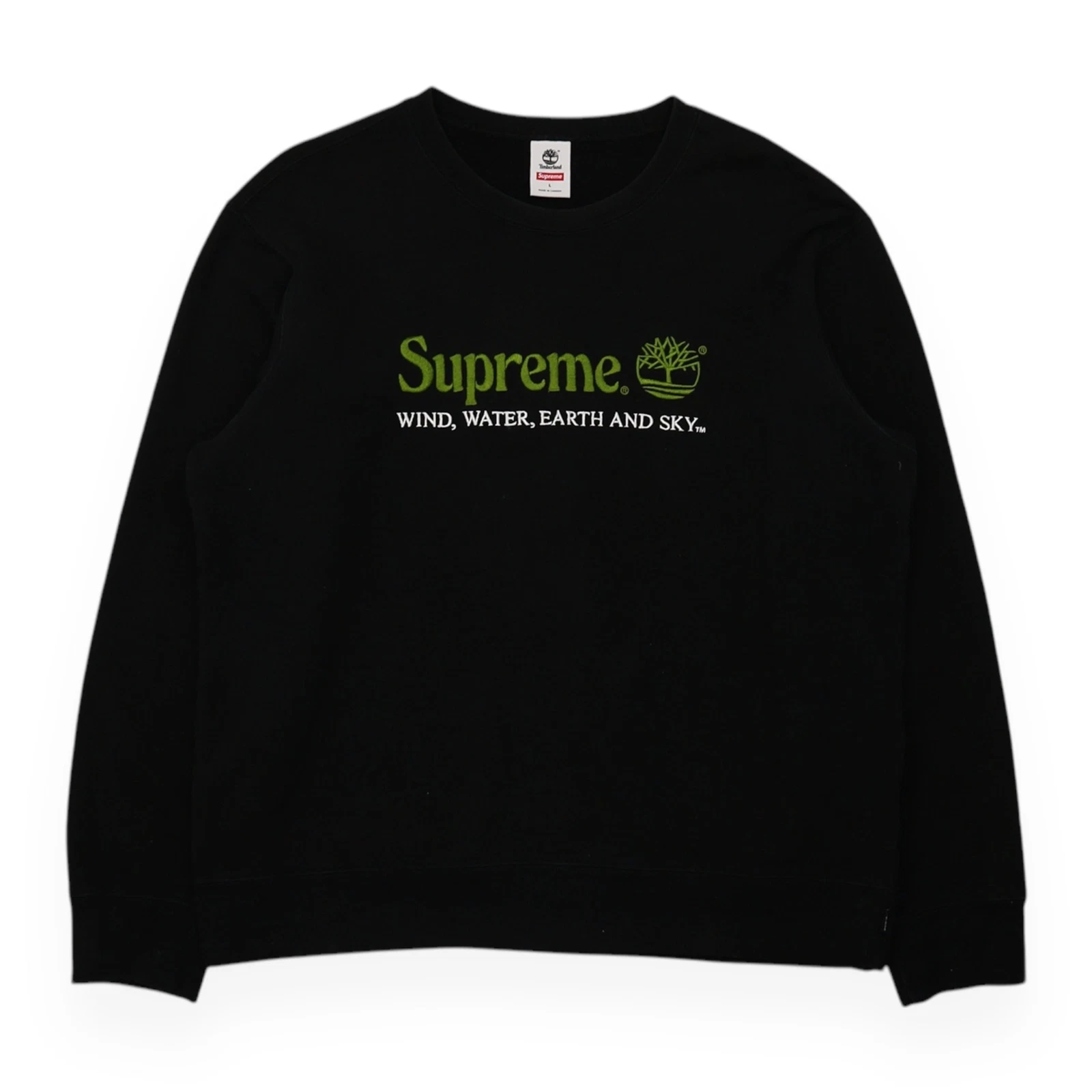 Sweat pull Supreme Timberland taille L noir