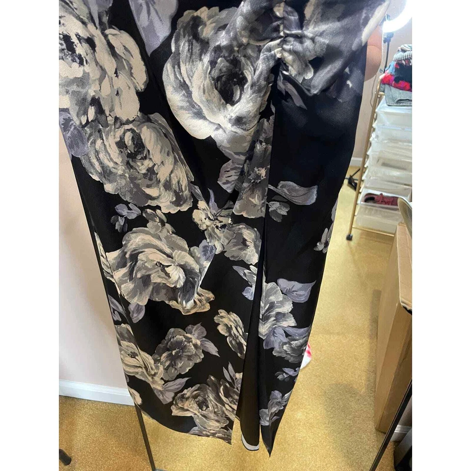 Vestido floral satinado Milly Lillianna de ASO Grace Gossip Girl NUEVO talla 4 Foto 3 de 4