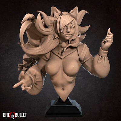 Foxfolk Human Kitsune - Anatomical Bust - Bite the Bullet - D&D Mini