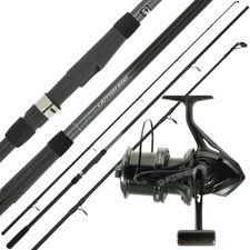 NGT 10FT 2PC CATFISH CAT FISH ROD AND BIG PIT REEL SET UP FISHING TACKLE SET