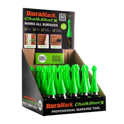 DuraMark 76701 Chalkshot Green Chalk Marking Pen (30 pack display)