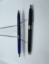 2 VTG Skilcraft US Government 1 Black 1 Blue Ballpoint Ball-Point Pens Used