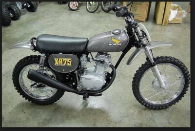 1977-1978 Honda XR75.Fit Honda XL80 XR80 Seat Pan Blue Complete