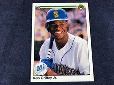 U3-75 BASEBALL CARD - KEN GRIFFEY JR MARINERS - 1990 UPPER DECK - CARD #156