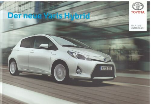 Toyota Yaris Hybrid 2012 - folleto de prensa - Imagen 1 de 1