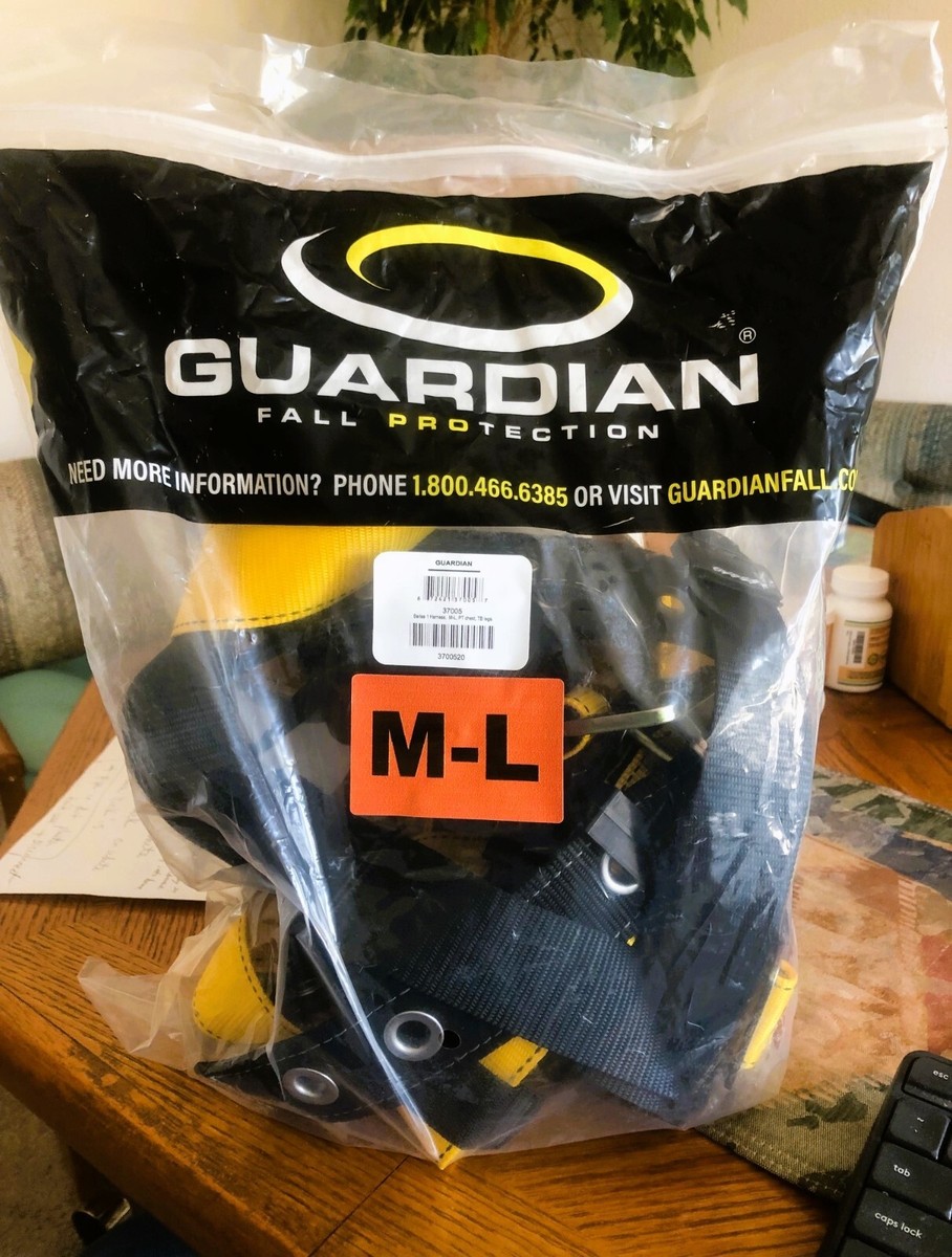 Guardian Fall Protection #37005 Series 1 Harness W/PT Chest