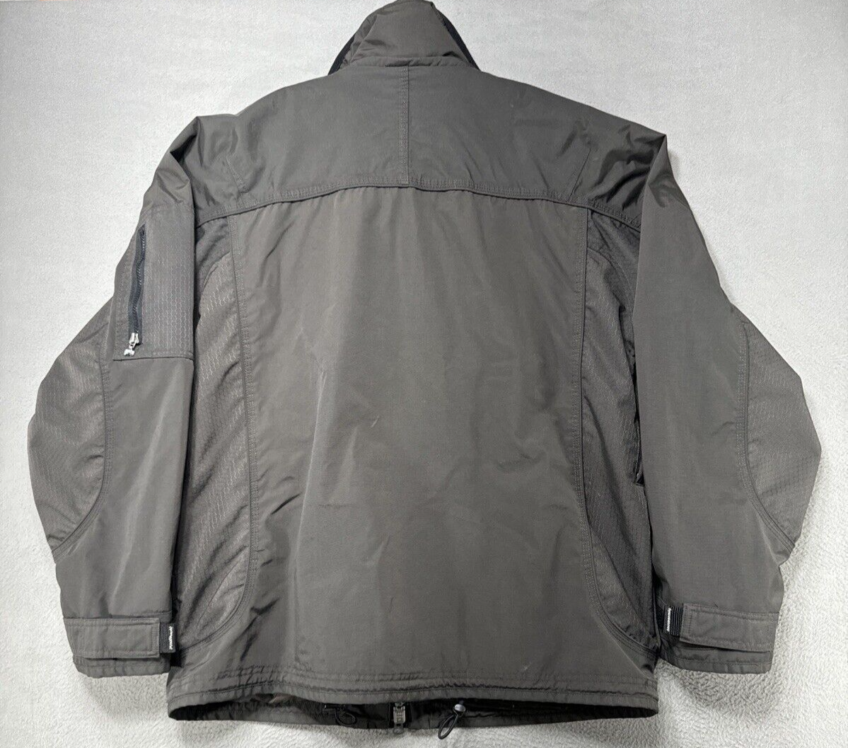 Vintage Oakley Software Jacket Mens Sz M Gray Center O Vintage Oakley Software Jacket Mens Sz M Gray Center O