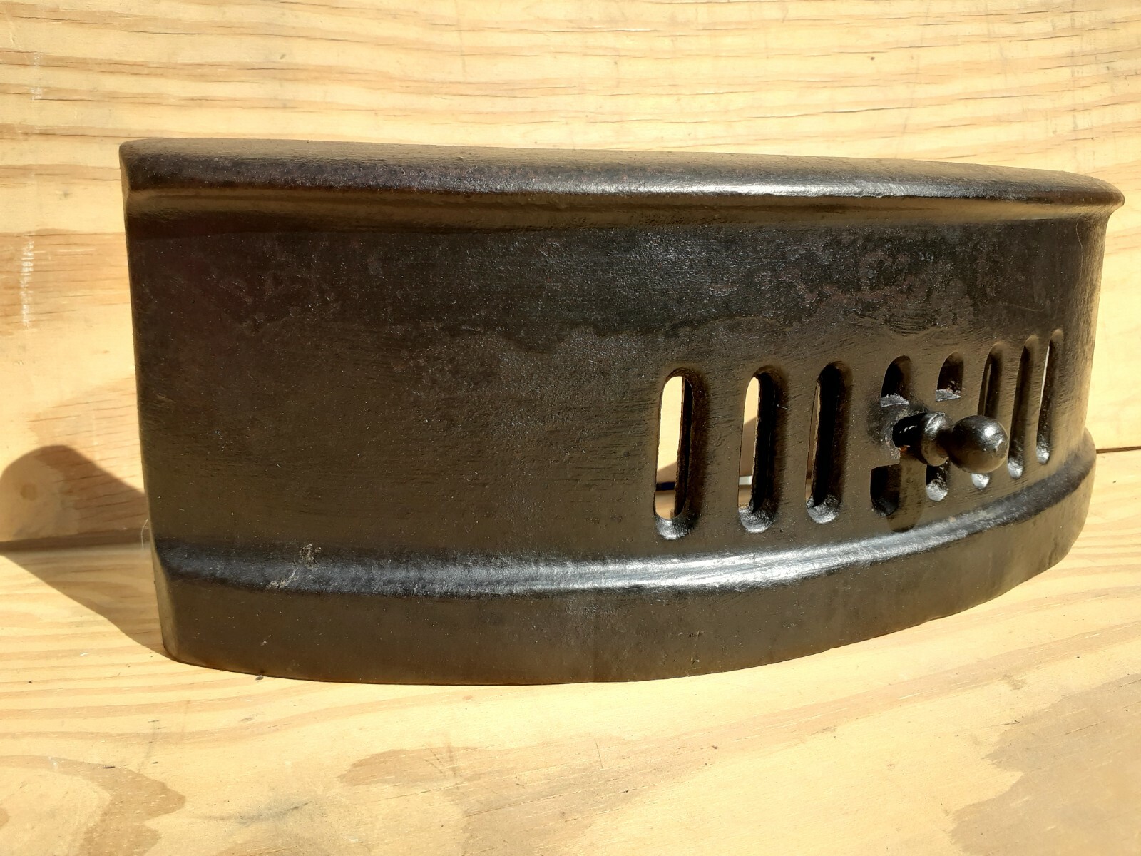 Vintage Black Fire Ash Pan Cover Dampener Rare 1930,s fire place grate