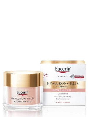 Eucerin Hyaluron-Filler+Elasticity Rose SPF30 day cream, 50 ml anti-aging