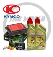 KYMCO XCITING 500 2005 KIT TAGLIANDO CASTROL POWER 1 10W40 X SCOOTER KYMCO 500