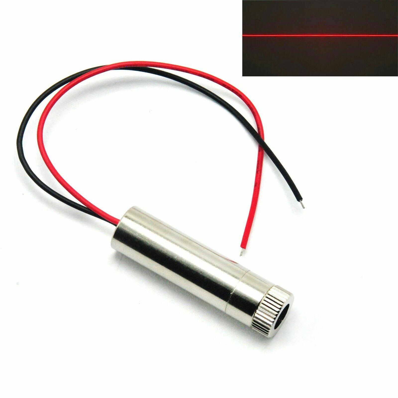 Red Line 650nm 50mW Focusable 3-5V Laser Diode Module Locator 12x45mm