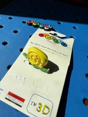 3D Snail Authentic Jibbitz Shoe Charm for Crocs. Rare HTF 1st Gen! New w/ Tags!