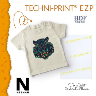 25p 8.5x11 Techni-Print EZP Laser Transfer Paper for light, heat press, iron-on