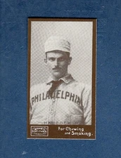 "GENTLEMAN GEORGE" HADDOCK, Phillies ~ 1895 Mayo Cut Plug N300 | REPRINT 1986