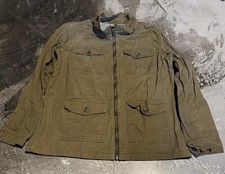Craft + Flow Mens Green Short Field Jacket Zi...