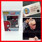 STAN LEE SIGNED Marvel Amazing Spider-Man Funko #03 EXCELSIOR APPROVED COA & PIC