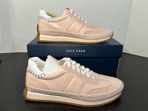 Cole Haan GrandPrø Premier Runner Sneakers Shoes Cameo Rose/Optic White Woman 9B - Picture 2 of 14