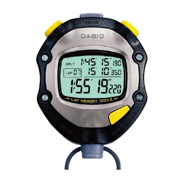 Nuevo Cronómetro Deportivo Casio HS-70W-1JH Negro Impermeable DESDE JAPÓN Foto 3 de 4