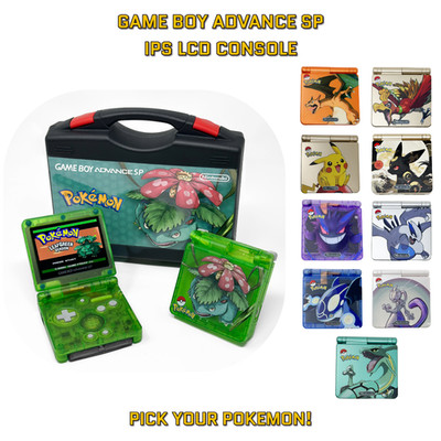 Nintendo Game Boy Advance SP System GBA SP IPS LCD 101 UV *CHOOSE YOUR COLOR*