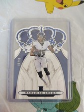 2019 Panini Chronicles Crown Royale Marquise Brown #CR-8 Blue /99 (RC)