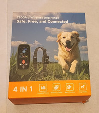 T800Pro Wireless Dog Fence 4-in-1 System Remote Trainer Bark Collar
