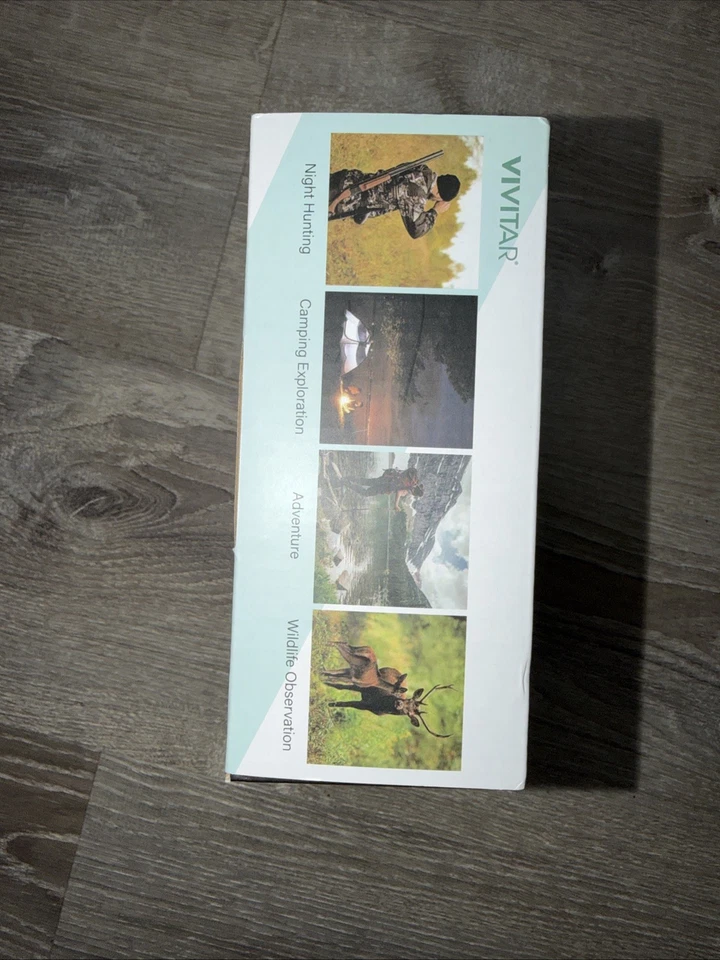 夜视双筒望远镜 Vivitar VIVCVIR13 绿色数码摄像机/相机 12X 全新带盒 — 第 4/4 张图片