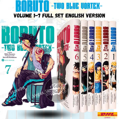 Boruto: Two Blue Vortex Manga English NEW Volume 1-7 Full Set Comic Book + DHL